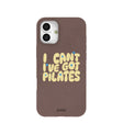 Chocolate Brown Ive got Pilates iPhone 16 Plus Case