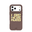 Coque iPhone 17 Pro Max marron chocolat « J'ai du Pilates »