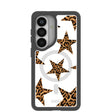 Coque transparente Jaguar Stars pour Samsung Galaxy S26 avec bordure noire (chargeur magnétique inclus)