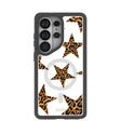 Coque transparente Jaguar Stars pour Samsung Galaxy S26 Ultra avec bordure noire (chargeur magnétique inclus)