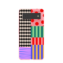 Coque Google Pixel 6 rose bonbon avec jonglerie de couleurs