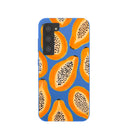 Coque Samsung Galaxy S23 « Papayas juteuses bleu électrique »