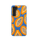 Electric Blue Juicy Papayas Samsung Galaxy S25+(Plus) Case