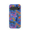 Electric Blue Jungle Cat Google Pixel 9/9 Pro Case