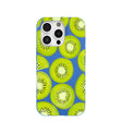 Electric Blue Kiwi Slices iPhone 16 Pro Case