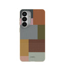 Étui pour Samsung Galaxy S26+ (Plus) en patchwork tricoté London Fog