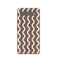 Coque Google Pixel 6a motif vagues chocolat latte
