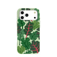 Coque iPhone 17 Pro Max à motif feuilles vertes sauge