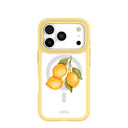 Coque transparente pour iPhone 17 Pro avec motif citron et Sunbeam Ridge (MagSafe inclus)