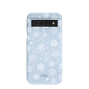 Coque bleu poudre Let it Snow pour Google Pixel 8a