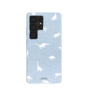 Coque Lil Dinos bleu poudré pour Samsung Galaxy S25 Ultra