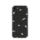 Coque noire Lil Sharks pour iPhone 6/6s/7/8/SE 