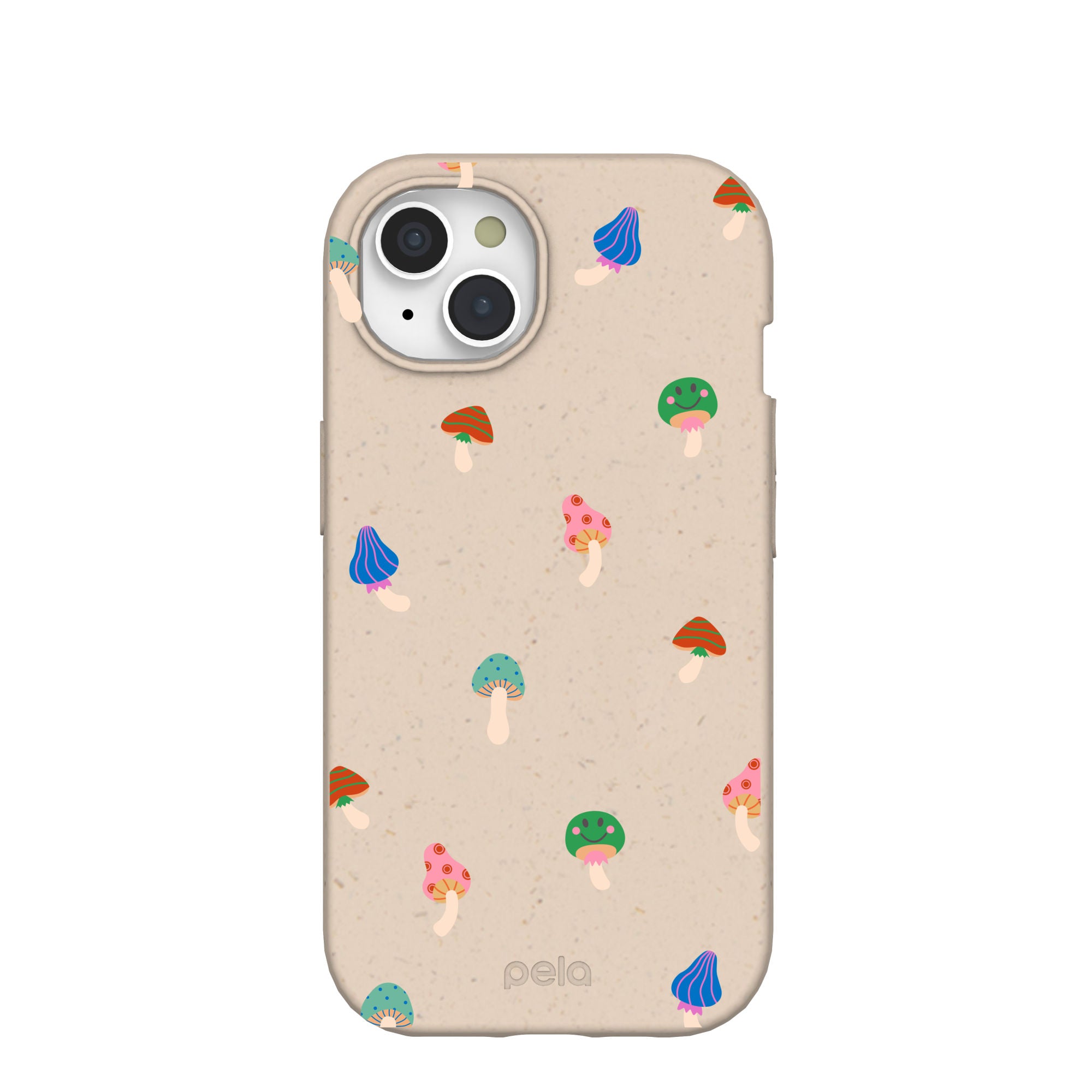Seashell Lil Shrooms iPhone 15 Case Pela Case