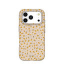 Coque iPhone 17 Pro Coquillage Petites Fleurs Jaunes