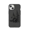 Black Lone Cabin iPhone 14 Case