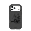 Coque noire Lone Cabin pour iPhone 17 Pro Max