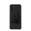 Coque noire Lone Cabin pour Samsung Galaxy S21