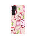 Bubblegum Pink Love Letters Samsung Galaxy S25+(Plus) Case