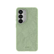 Sage Green Lushy Leaves Samsung Galaxy S26 Case