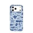 Powder Blue Marine Life iPhone 17 Pro Max Case