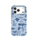 Coque iPhone 17 Pro Bleu Poudre Vie Marine