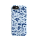 Powder Blue Marine Life iPhone 6/6s/7/8/SE Case