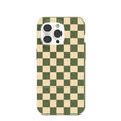 Coque pour iPhone 14 Pro à motif Forest Floor Matcha Check