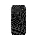 Black Melted Checkers Google Pixel 10 Pro XL Case