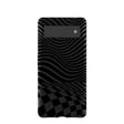 Coque Google Pixel 6 à damier noir fondu