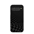 Black Melted Checkers Google Pixel 9 Pro XL Case
