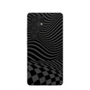 Black Melted Checkers Samsung Galaxy S25 Ultra Case