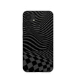 Black Melted Checkers Samsung Galaxy S25 Case