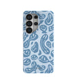 Powder Blue Melting Faces Samsung Galaxy S26 Ultra Case