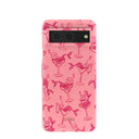 Coque Google Pixel 8 à motif sirène rose bonbon