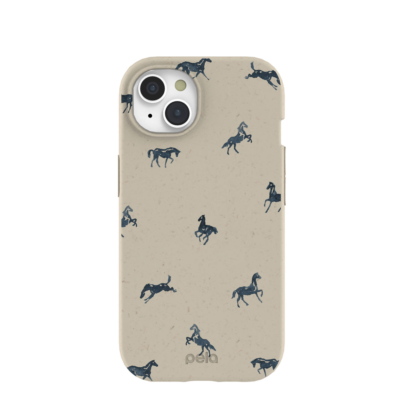 Pela Case London Fog Mini Horses iPhone 15 Case