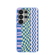 Electric Blue Mixed Up Samsung Galaxy S26 Ultra Case