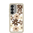 Coque transparente Mocha Poppy pour Samsung Galaxy S26 avec motif London Fog Ridge (charge magnétique incluse)
