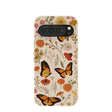 Coque Google Pixel 10 Pro XL motif papillon monarque et coquillage