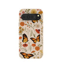 Coque Google Pixel 10 Pro XL motif papillon monarque et coquillage