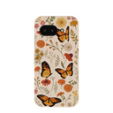 Coque Google Pixel 9a motif papillon monarque coquillage