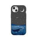 Coque pour iPhone 15 Black Moonlight Lake