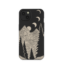 Coque iPhone 13 Black Moonlight Peaks