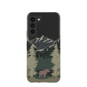 Coque Samsung Galaxy S22 Motif Moose Mountain Noir