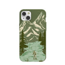Coque iPhone 14 Plus « Pêche matinale au sol forestier »