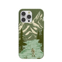 Coque iPhone 14 Pro Max « Pêche matinale au sol forestier »