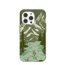 Coque iPhone 14 Pro « Pêche matinale au sol forestier »