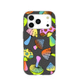 Coque iPhone 17 Pro Black Mushroom Party