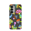 Coque Samsung Galaxy S26 Black Mushroom Party