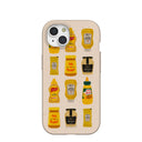 Seashell Mustard Fan iPhone 15 Case