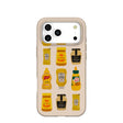 Coque pour iPhone 17 Pro Max Motif coquillages et moutarde